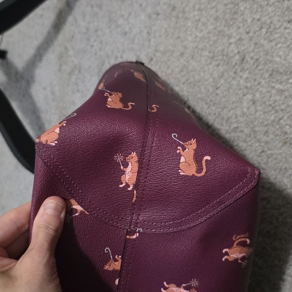 Coach Reversible City Tote Party Cat Bsg - Picture 9 of 15